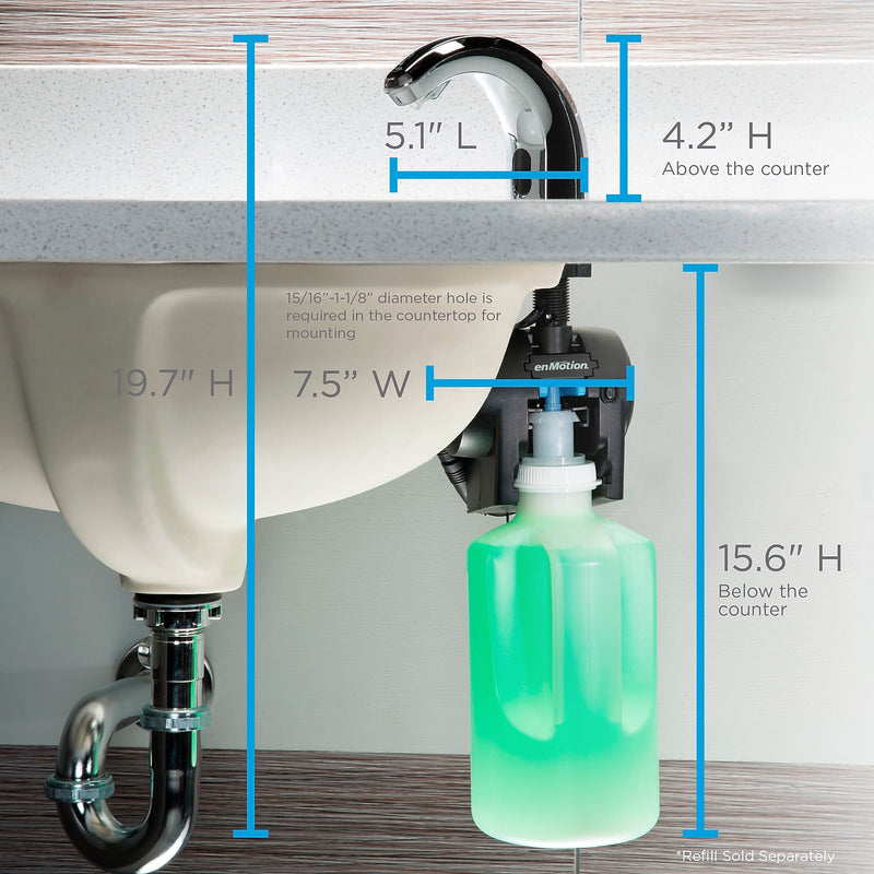 Georgia Pacific Professional Automated Touchless Counter Mount Soap Dispenser