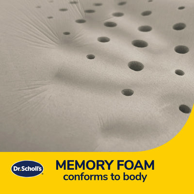 Dr. Scholl’s Black Massaging Gel Lumbar Seat Cushion