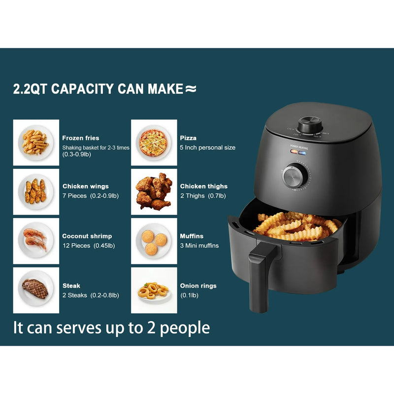 Mainstays 2.2 Quart Compact Air Fryer