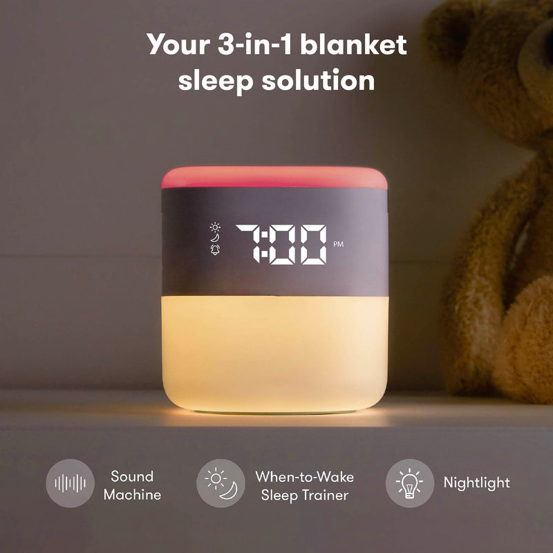 Frida Baby 3-in-1 Bluetooth White Noise Sound Machine, Gentle Sunrise Sleep Trainer Nightlight