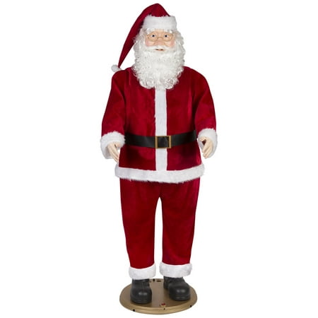 Life Sized Animated Dancing Santa Claus Christmas Décor 5.8 Ft