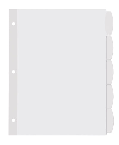 Avery Big Tab Printable Label Dividers, Easy Peel, 5 Tabs, 20 Sets (14434)