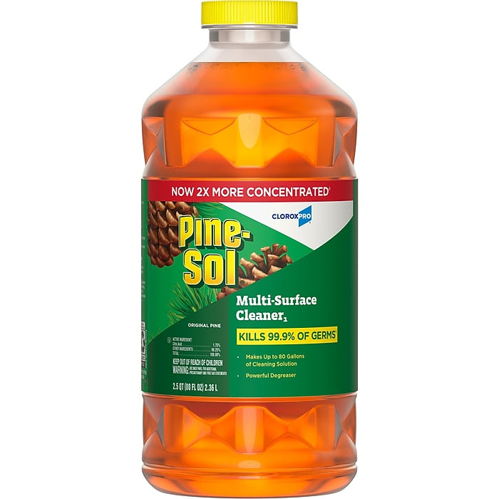 Pine-Sol Disinfecting Multi-Surface Cleaner Degreaser, Original Pine, 80 Fl. Oz