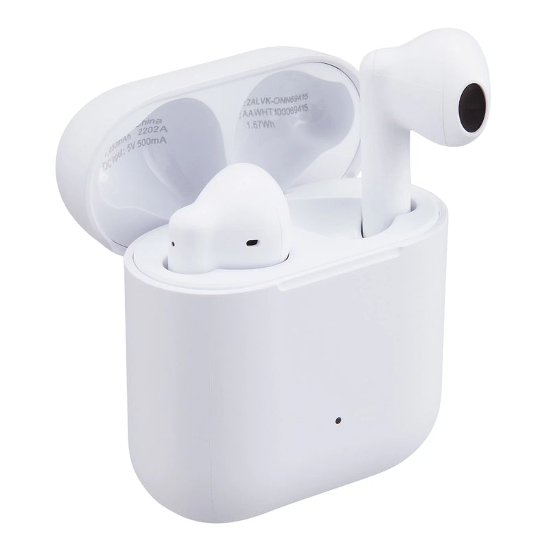 onn. Wireless Headphone, White