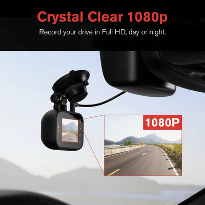 YADA 1080P Roadcam, Day or Night Smart G-sensor Recording 24/7