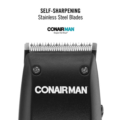 Conair MAN Professional Men's Haircut Kit, 10 Piece Kit