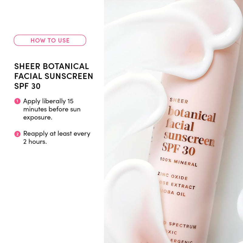 Botanical Face Sunscreen, SPF 30, 1.7 fl oz.