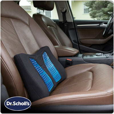 Dr. Scholl’s Black Massaging Gel Lumbar Seat Cushion