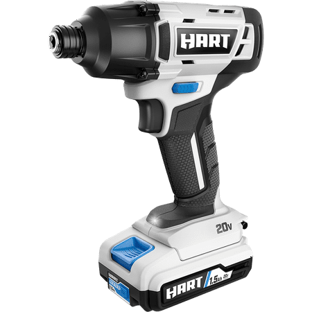 HART 20-Volt Cordless Impact Driver Kit (1) 1.5Ah Lithium-Ion Battery Gen 2