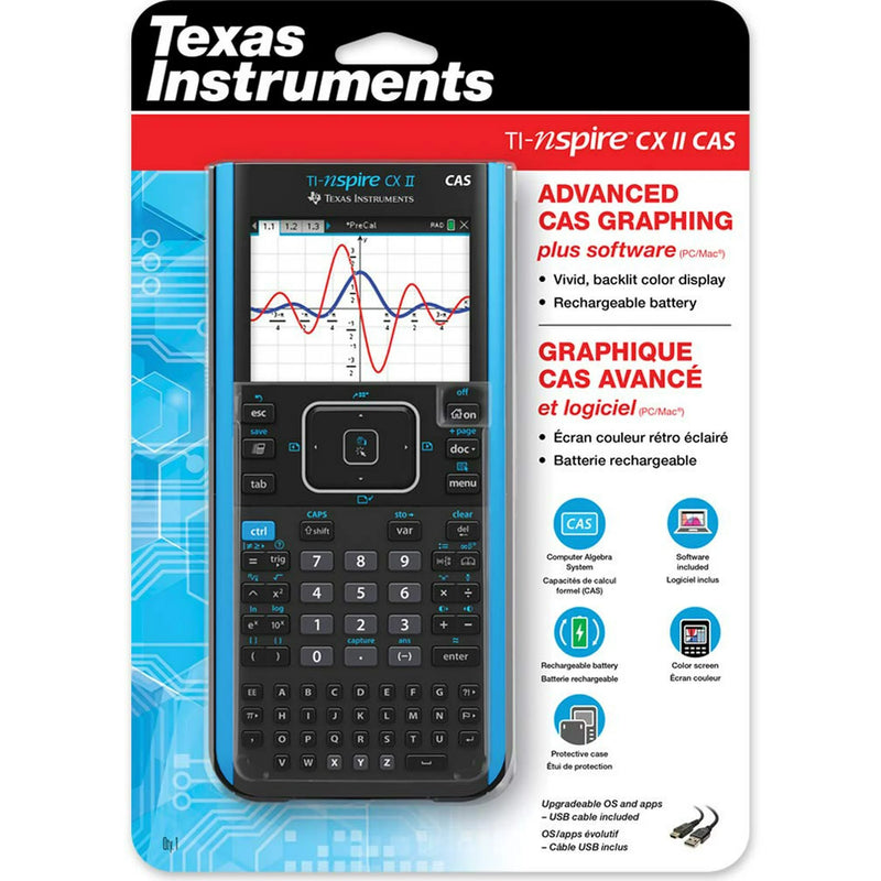 Texas Instruments TI-Nspire CX II CAS Color Graphing Calculator