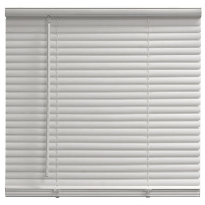 Mainstays 1" Cordless Vinyl Blinds, White, 72" Width x 64" Length