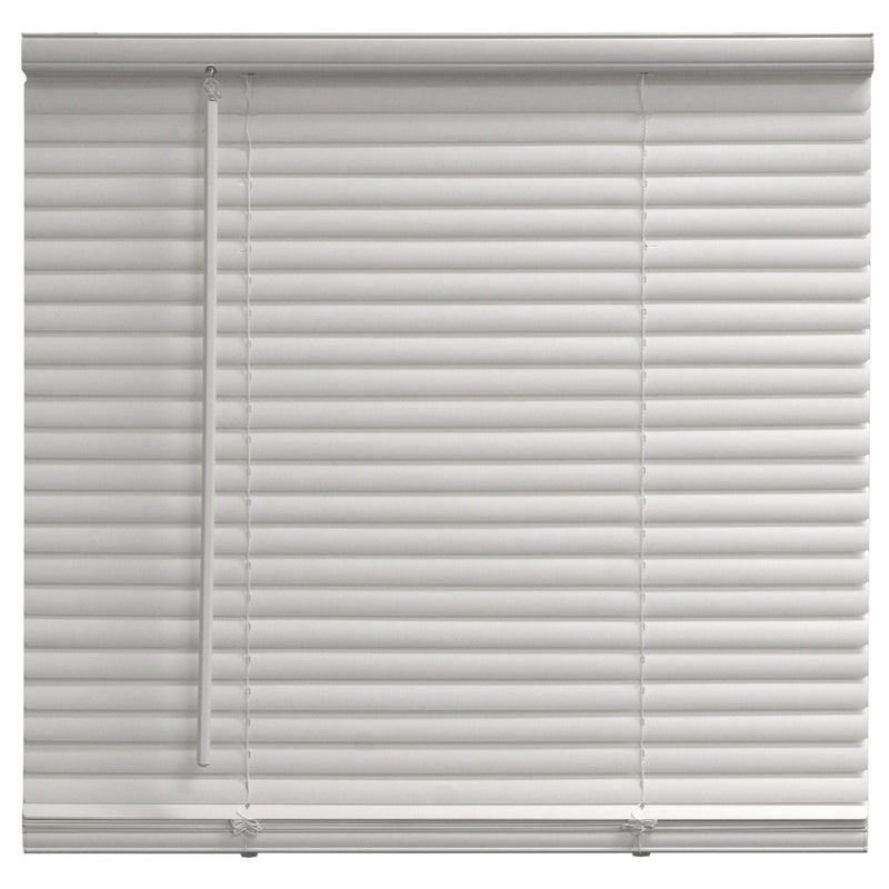 Mainstays 1" Cordless Vinyl Blinds, White, 72" Width x 64" Length