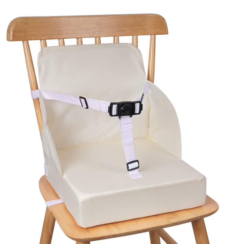 Compact Lightweight Travel Booster Seat with Adjustable Straps