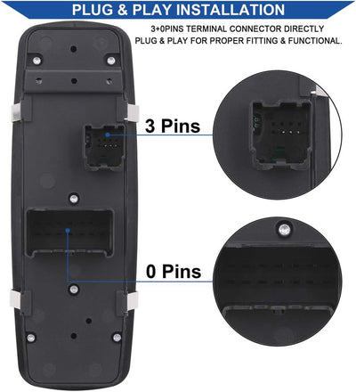 Door Lock ActuatorsMaster Power Window Switch