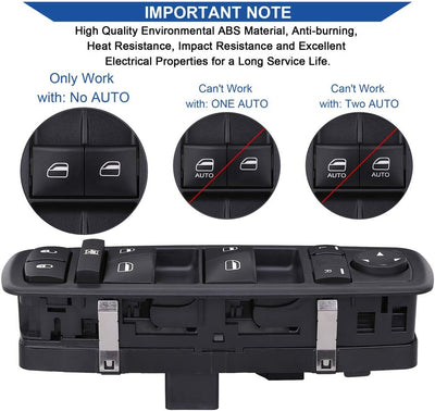 Door Lock ActuatorsMaster Power Window Switch