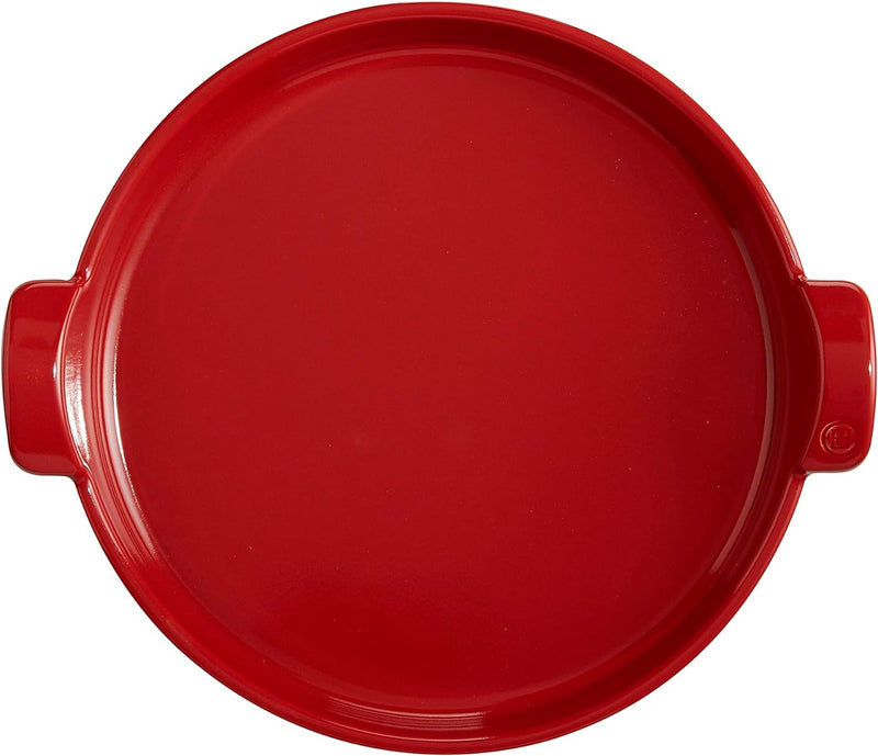 Emile Henry 12" Deep Dish Pizza Pan | Burgundy