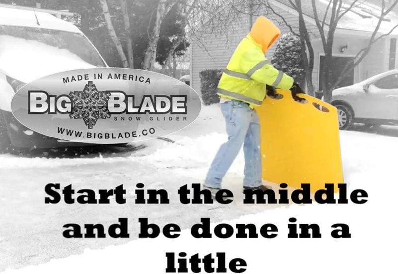 BigBlade Lightweight Snow Removal and Ice Scraper Tool (48 X 40 in)