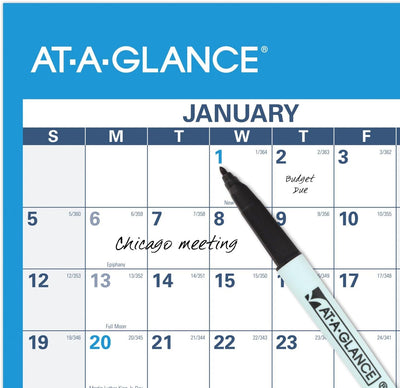 2025 AT-A-GLANCE 48" x 32" Yearly Dry Erase Wall Calendar