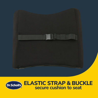 Dr. Scholl’s Black Massaging Gel Lumbar Seat Cushion