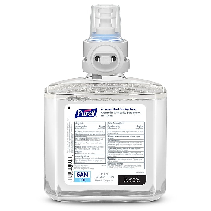 PURELL Advanced Foaming Hand Sanitizer Refill, 1200 mL, 2/Carton