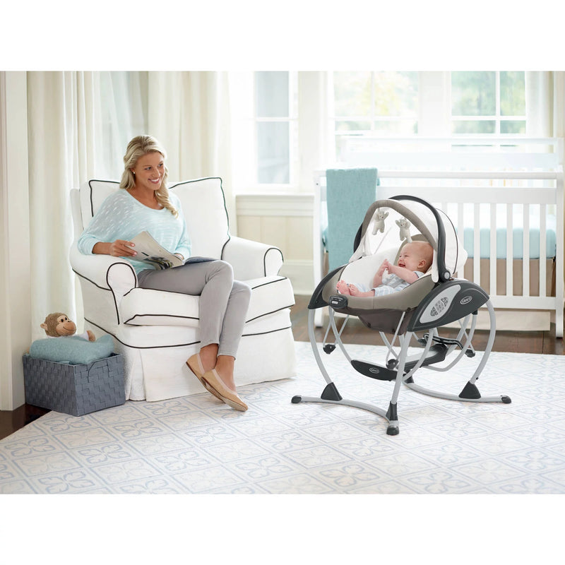 Graco soothing system glider hot sale swing