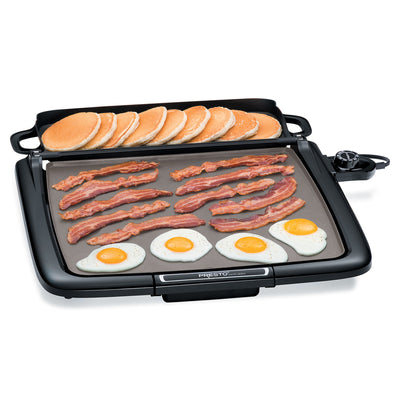 Presto Ceramic Electric Griddle/Warmer Plus, Black 07024