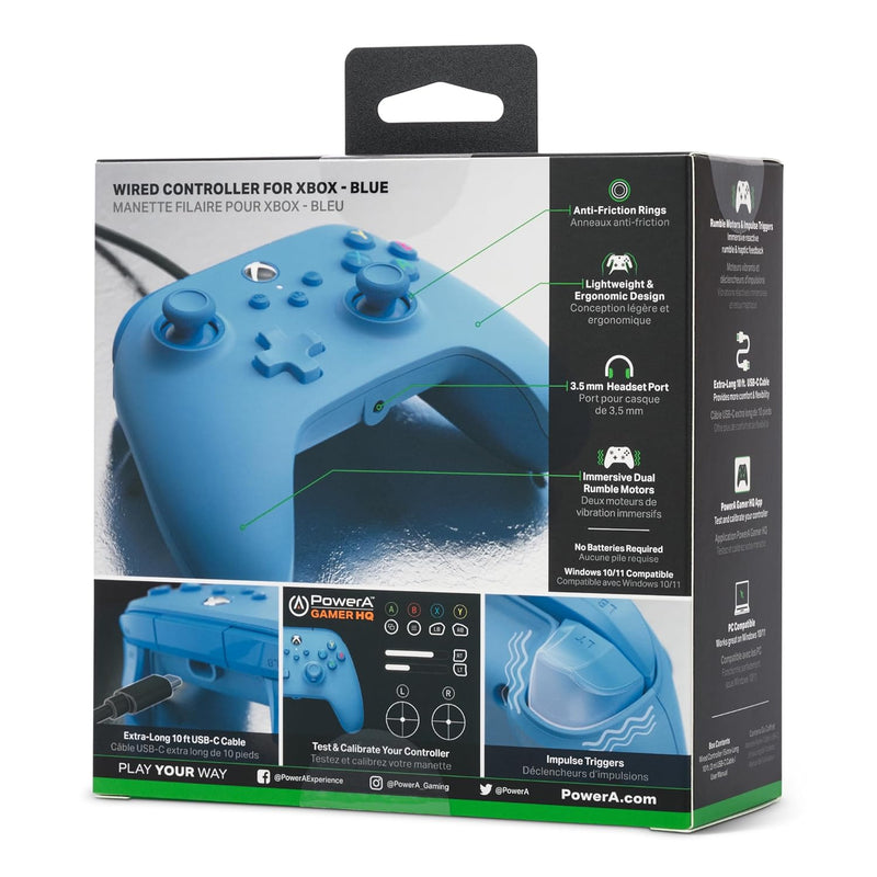 PowerA Wired Controller for Xbox Series X|S - Blue