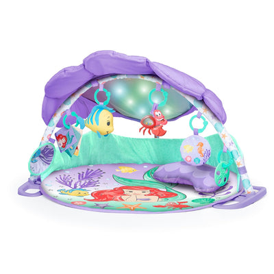 Disney Baby The Little Mermaid Activity Gym with Tummy Time Pillow