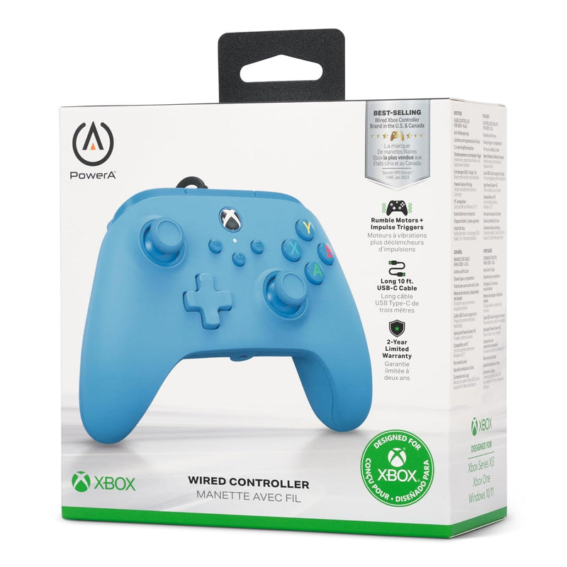 PowerA Wired Controller for Xbox Series X|S - Blue