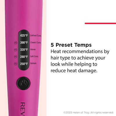 Revlon Easy Heat 1 1/4” Precision Curling Iron