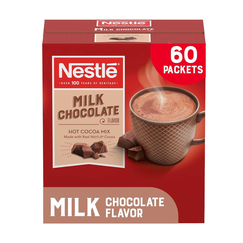 Milk Chocolate Flavor Hot Cocoa Mix, 60 Count EXP 12/25