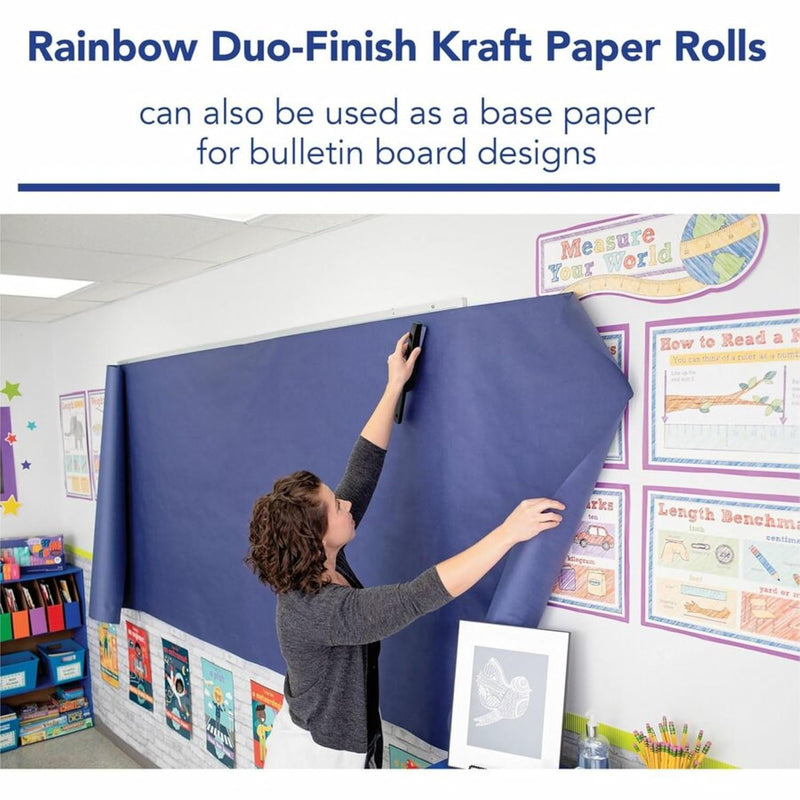 Pacon Rainbow Duo-Finish Kraft Paper Roll, 36" X 1000&