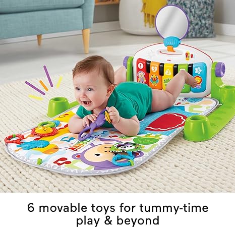 Fisher-Price Baby Playmat Deluxe Kick & Play Piano Gym