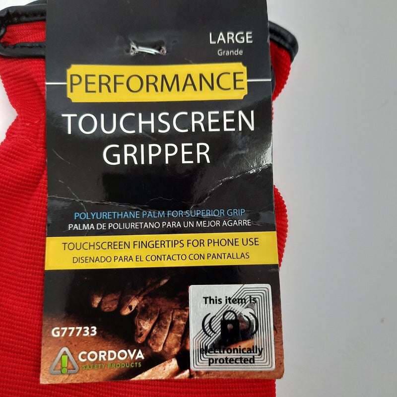 Cordova Performance Touchscreen Gripper Gloves, Large