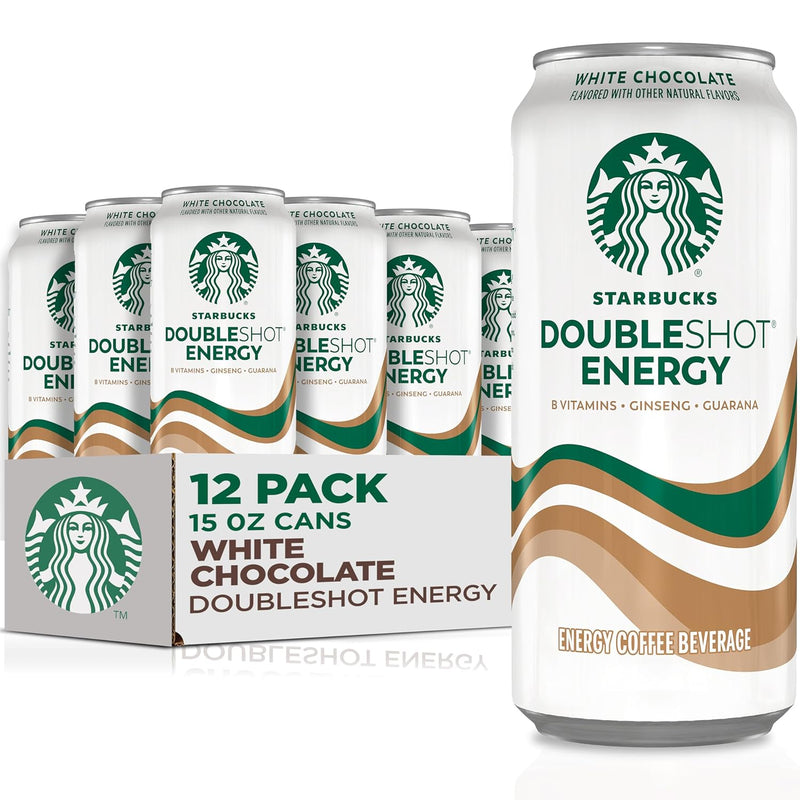 Starbucks Doubleshot Energy Drink, White Chocolate 12 Pack BB 12/23