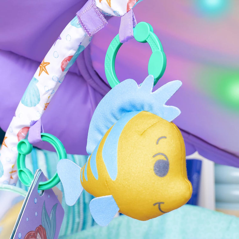 Disney Baby The Little Mermaid Activity Gym with Tummy Time Pillow