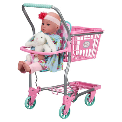 My Sweet Love Shopping Cart for 18" Dolls, Pink