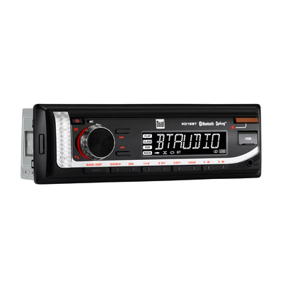 Dual Electronics XD18BT Single DIN Car Stereo Head Unit with Bluetooth