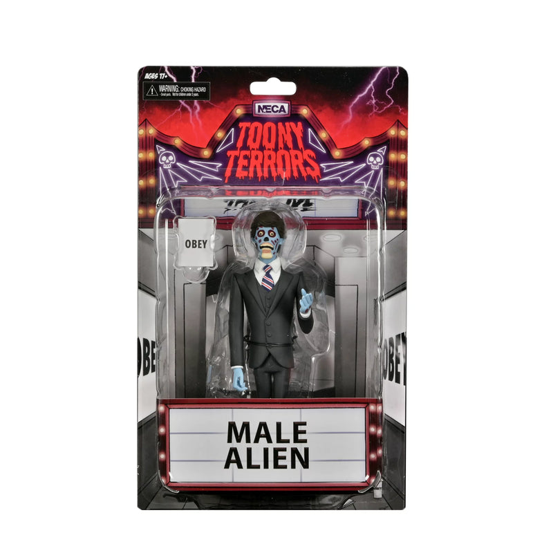 They Live 6” Scale Action Figure - Toony Terrors Alien in Suit