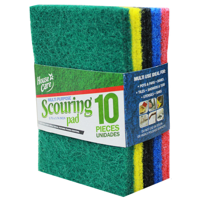 Multi Purpose Scouring Pads, 10 Count