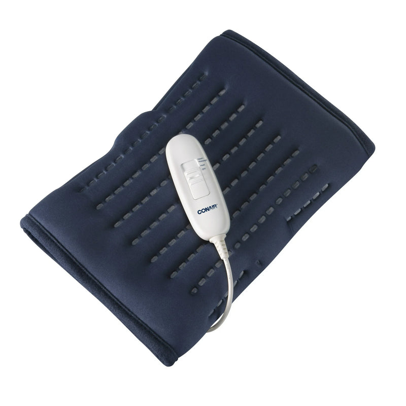 Conair Comfort Vibrating Heating Pad for Back Pain Relief, Neck and Shoulder.