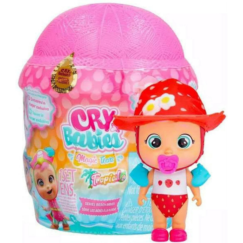 Cry Babies Magic Tears Tropical Beach Babies, 8+ Surprises and Accessories