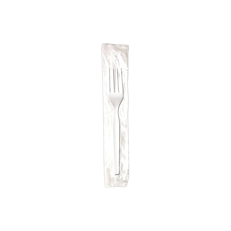 Individually Wrapped Fork, Medium-Weight, 1000/Carton