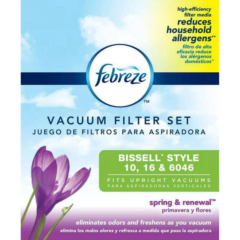 Febreze Spring Scent BISSELL Style 10, 16, & 6046 Vacuum Filter