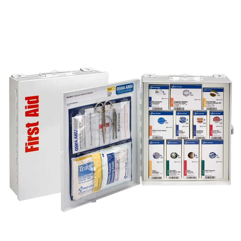 First Aid Only 25 Person Medium Metal SmartCompliance Cabinet