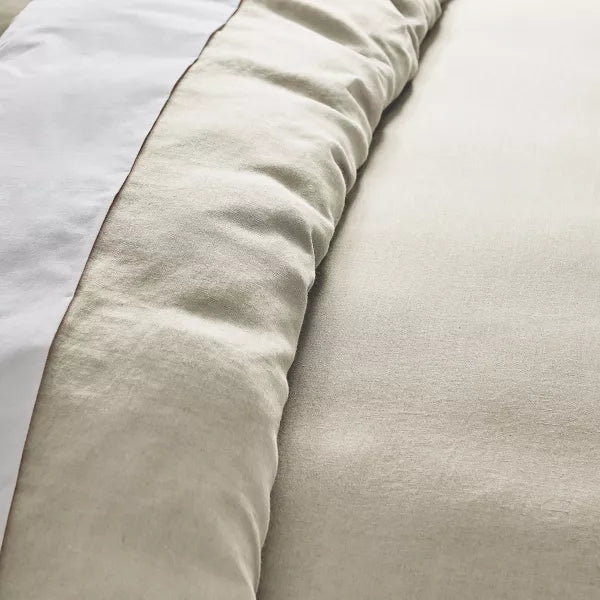 Levtex Home Washed Linen Duvet Cover - Linen