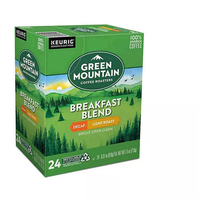 Breakfast Blend Decaf K-Cup Pods Light Roast, 24ct - Best by 07/26