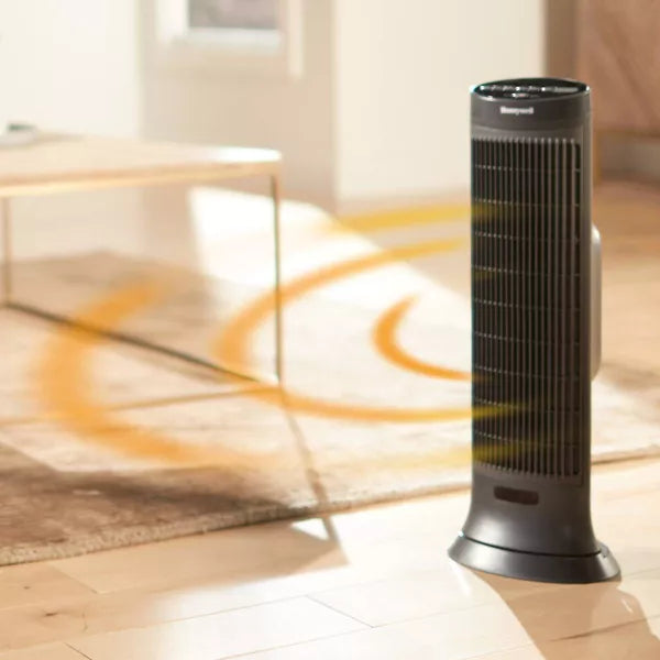 Honeywell Slim Ceramic Tower Heater, Black