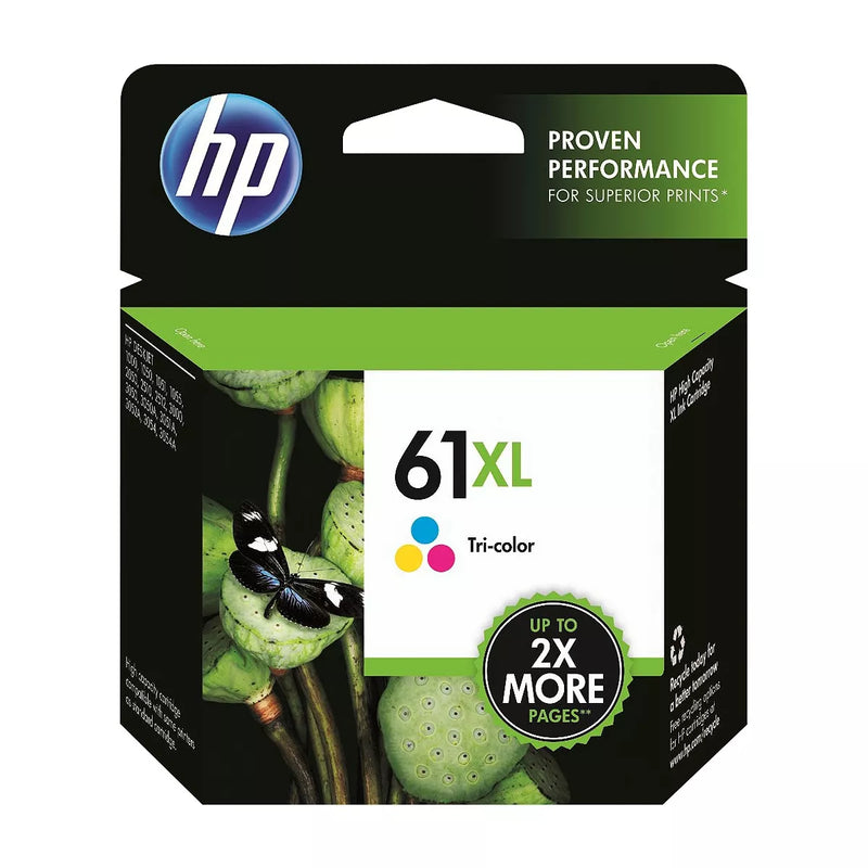 HP 61XL Tri-color Ink Cartridge, Exp: 10/24