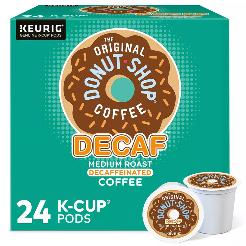 The Original Donut Shop Decaf Medium Roast Keurig K-Cup Coffee Pods, 24 count